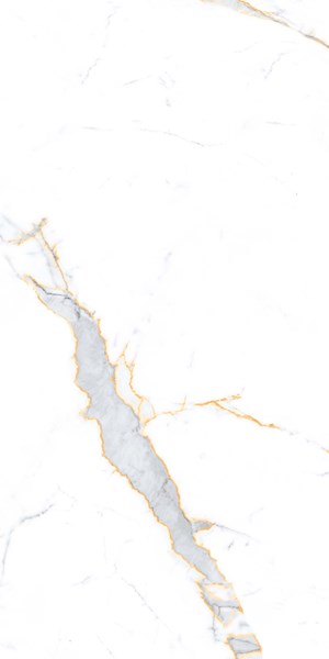 На пол Elana Statuario Gold Fusion (карвинг с металлизированными прожилками) 60x120 - фото 3