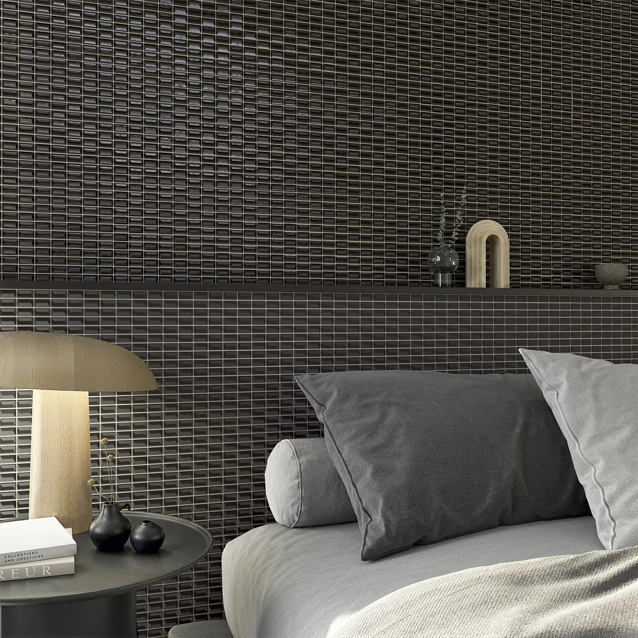 135554 На стену 3D Bars Bevel Topaz Matt 12.5x25 - фото 12