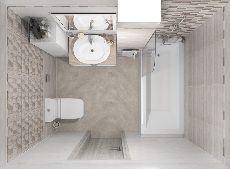 TWU09BIR007 На стену Birma Серая Мозаика Рельефная - фото 12