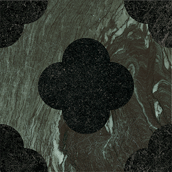 4101204 На пол Dandy Pin Green Black 18.6x18.6 - фото 5