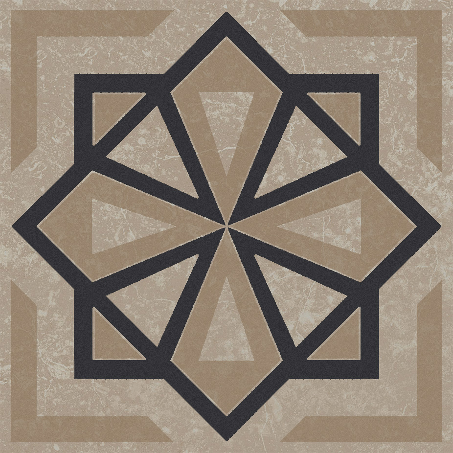 KMD3STA049GN Декор Касабланка Бежевый светлый матовый 9.8x9.8x0.7 - фото 5