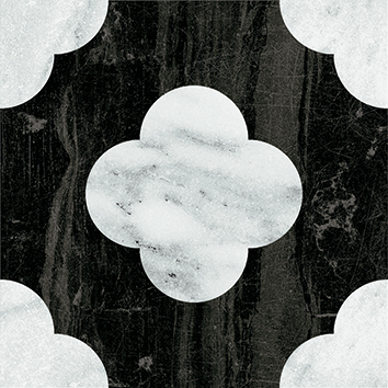 4101200 На пол Dandy Pin Black White 18.6x18.6 - фото 7