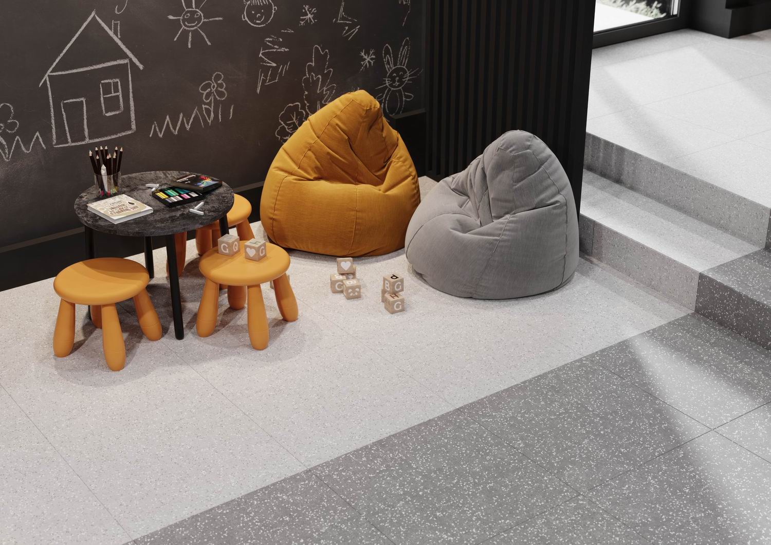 На пол Aydon GPR серый 600х600 - фото 5