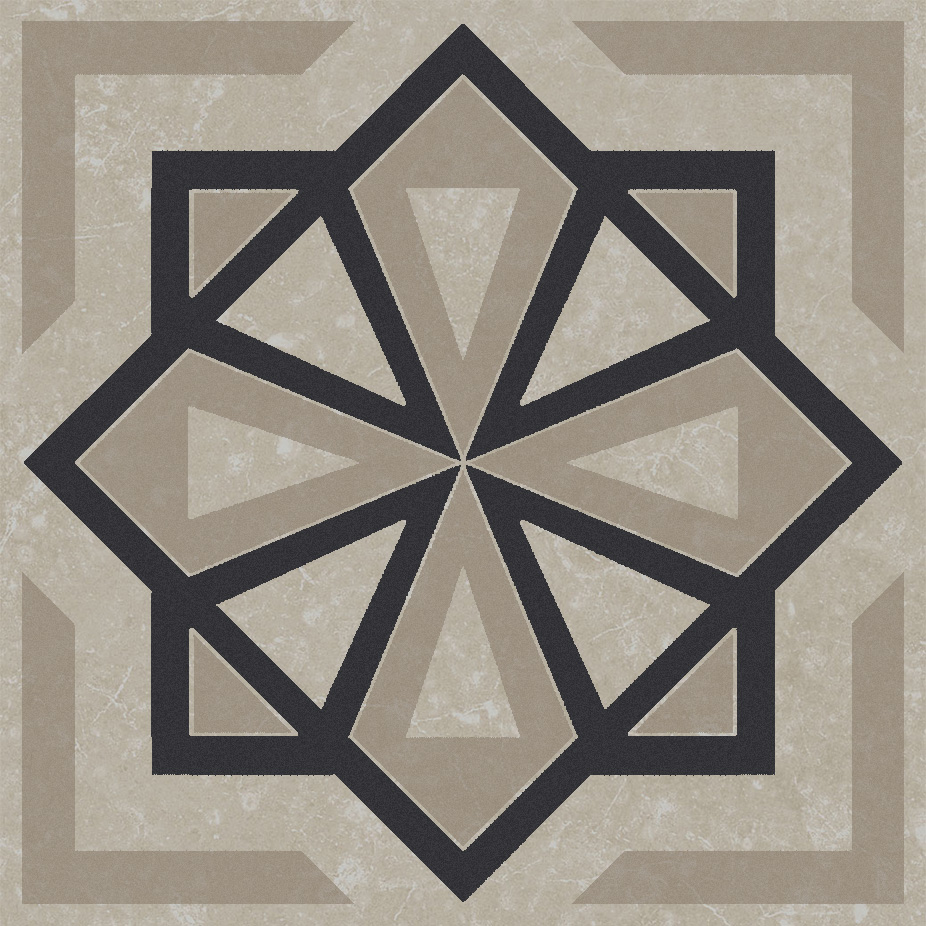 KMD3STA050GN Декор Касабланка Серый светлый матовый 9.8x9.8x0.7 - фото 6