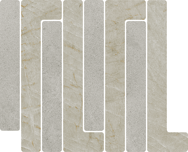 41WD Декор Tandem Mosaico Trellick Uyuni Ceniza 30x24.2