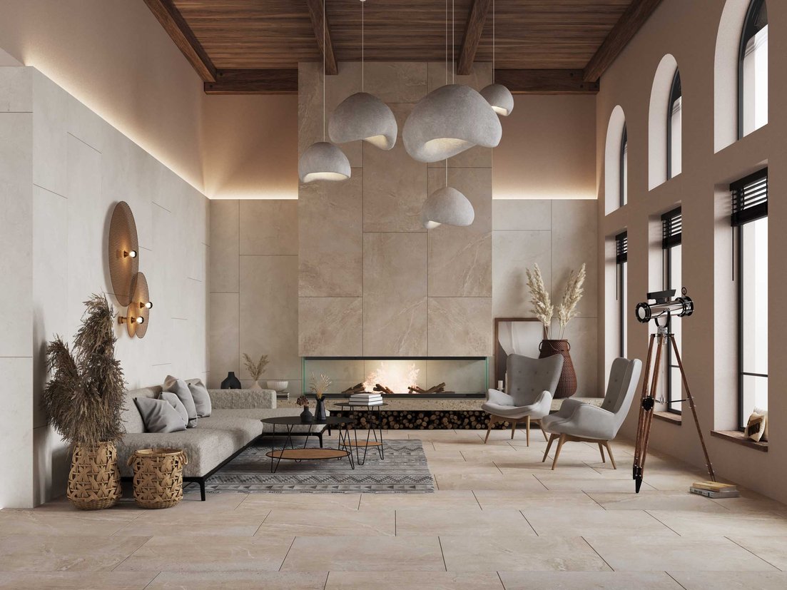 Set/Steptrade/MA02_NS/33x120/S1/Riser/MA02_NS/14,5x120 Ступень Marmulla MA02 Light Beige Неполированная (комплект ступень и подступенок 120x14.5) - фото 3