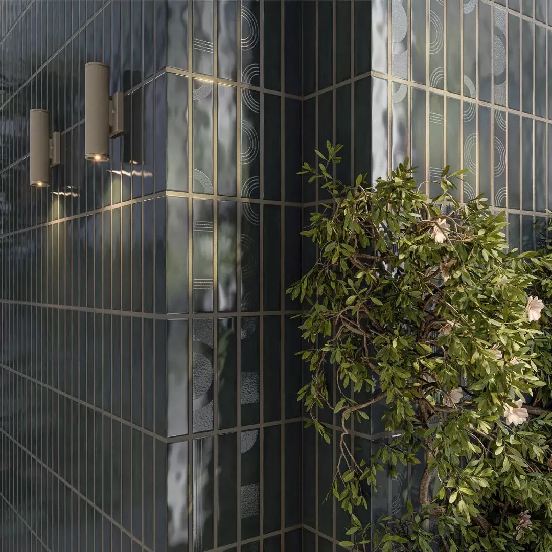 KM26376 На стену Мажорель Серый глянцевый 6x28.5x1 - фото 13