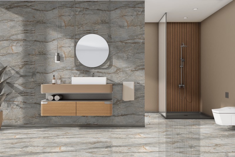 892101 На пол Polished Radial Statuario - фото 9