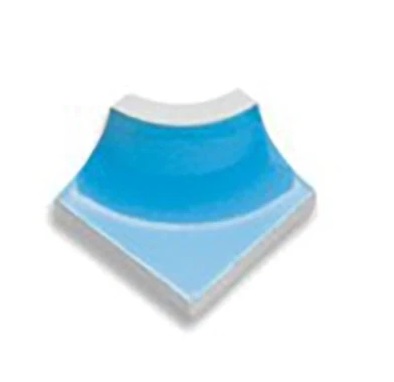 60121 Декоративная вставка Olympic Series Внутренний торцевой угол Light Blue 4x4