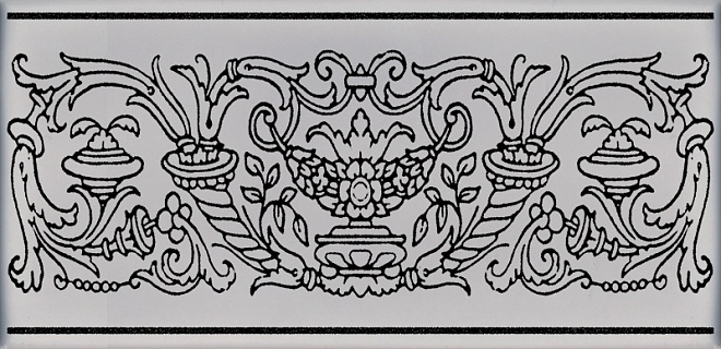 STG/D509/16007 Декор Авеллино Dec. Серый 7.4