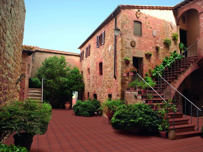 Ступень Natura 016 Terra флорентийская угловая R11 330x330x18 - фото 4