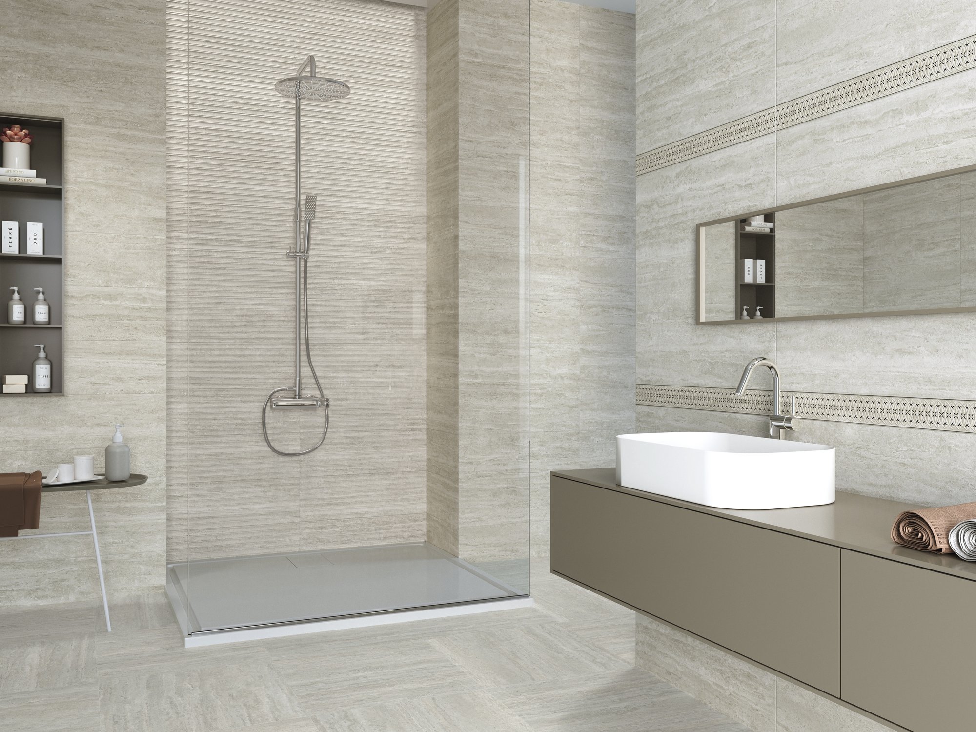 На стену Travertino Lea Matt Brescia - фото 4