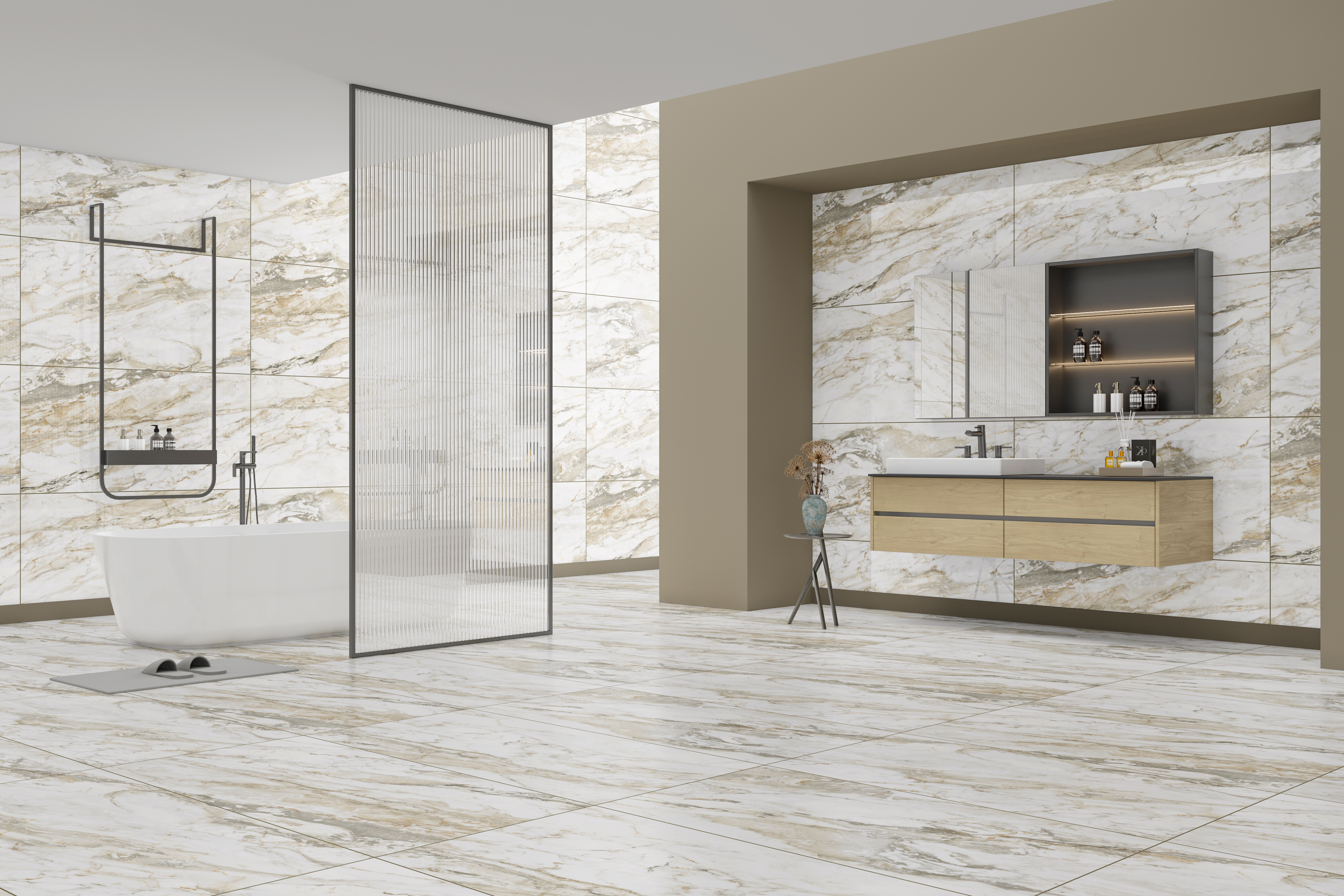 ENMAR8002GL60120 На пол Marble Perito Moreno Glossy 60x120 - фото 40