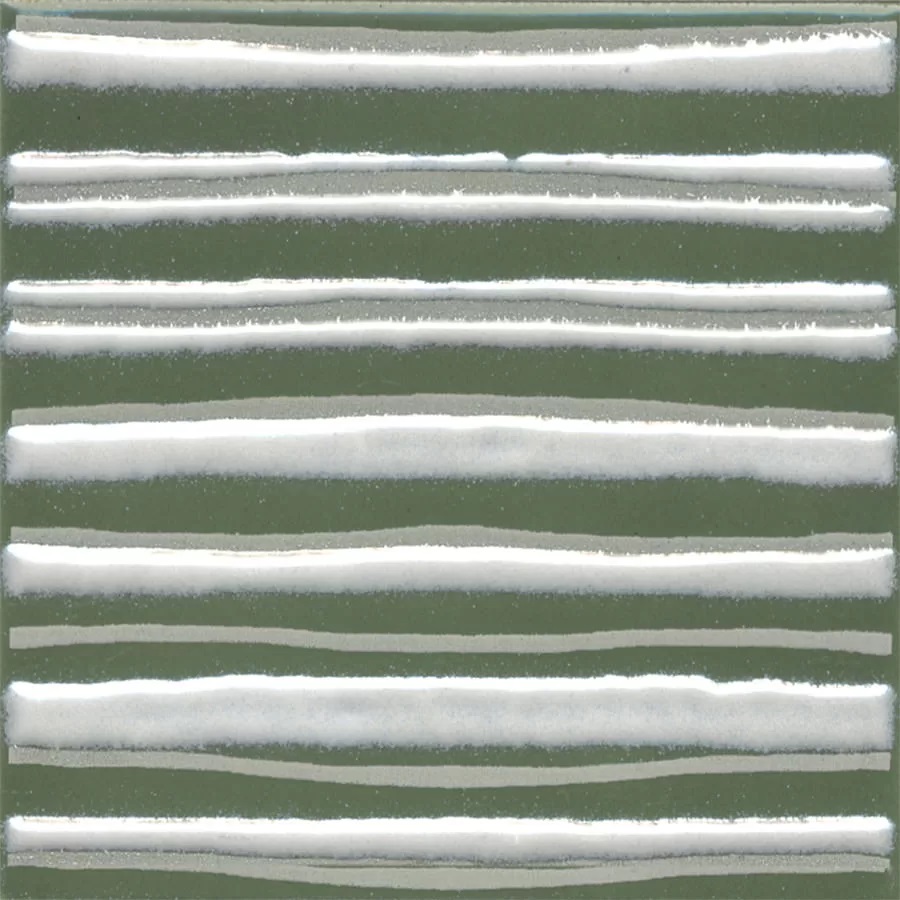 KMD3STA023GN Декор Бахия 3 зелёный глянцевый 9.8x9.8x0.7