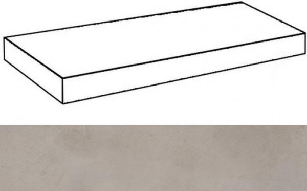 620070001294 Ступень Millennium Айрон 80 Угловая Левая Натуральная