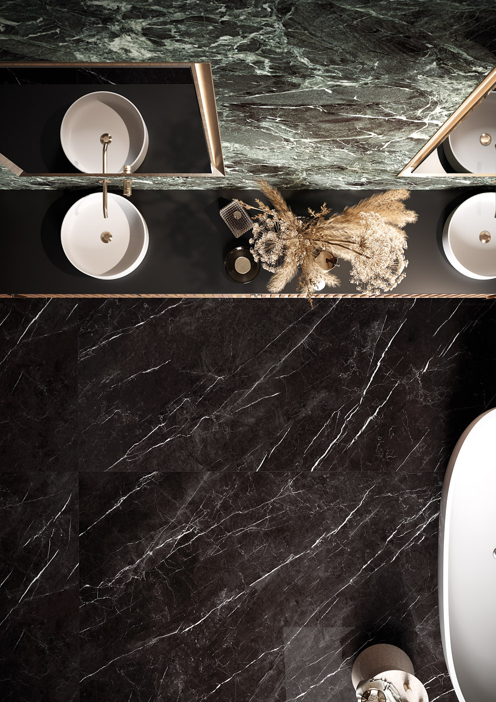 101769 На пол Marble MB22 Calacatta Viola Lev 12mm 162x324 - фото 48