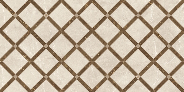 262545 Декор Emote Intreccio Crema/Marrone 39x78