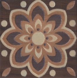 HGD/A31/TU0031L Декоративная вставка Фратте A31 Вставка беж лаппатированный 15x15