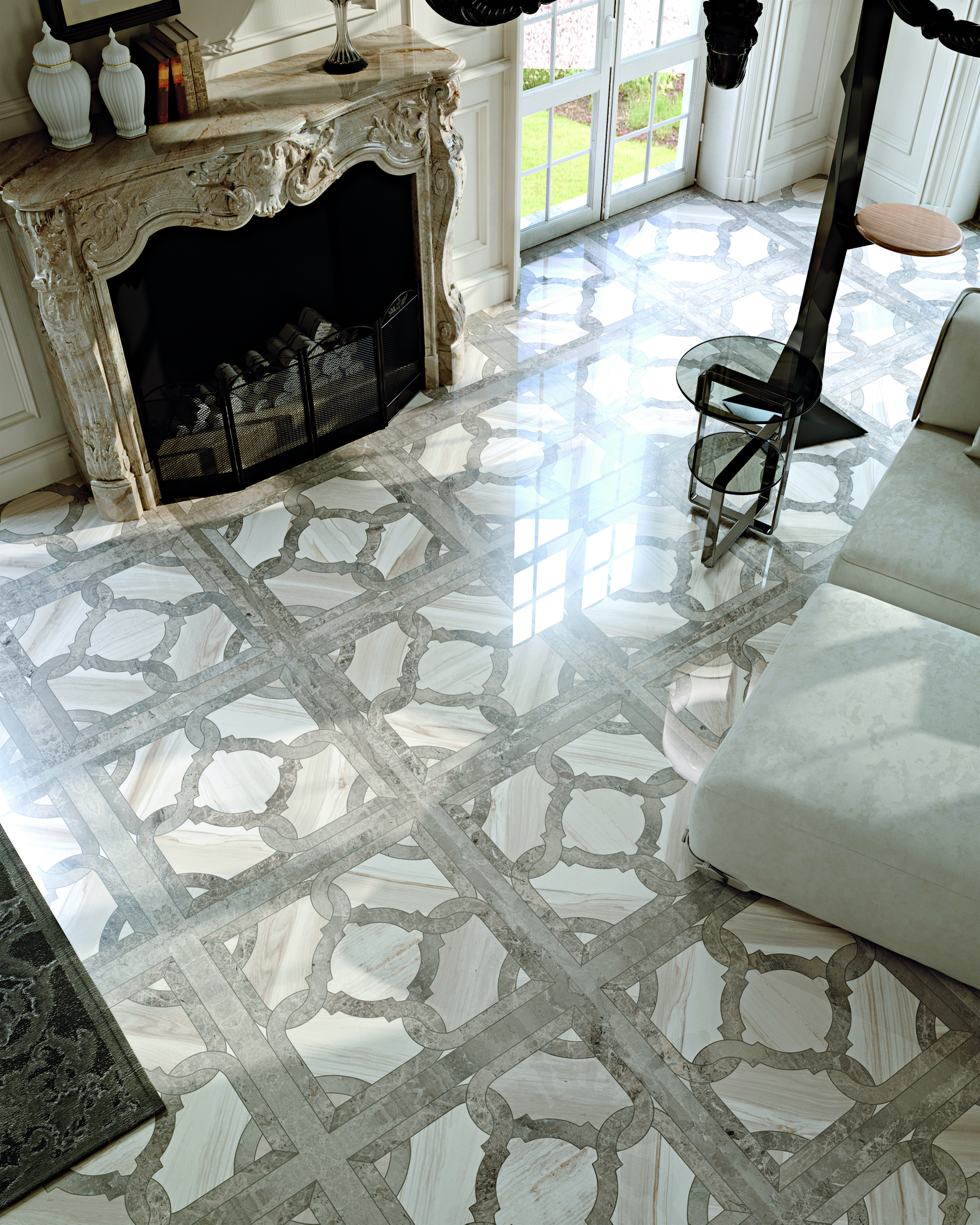 MM0268L На пол Marmi Imperiali Zeb gold 60x60 - фото 30