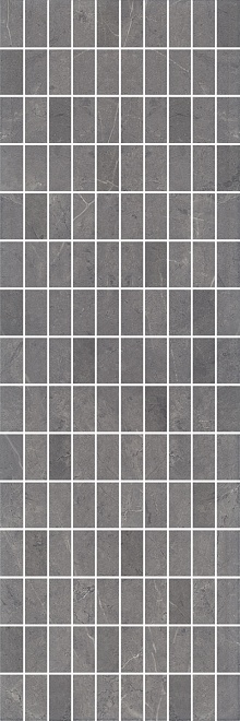 MM12098 Декор Низида Серый мозаичный