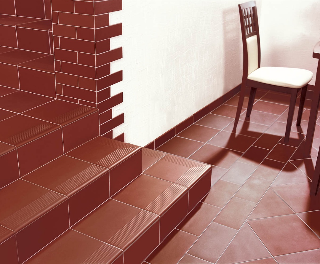 Ступень Natural Rosa Duro Ступень наружная с капиносом 33x33 - фото 3