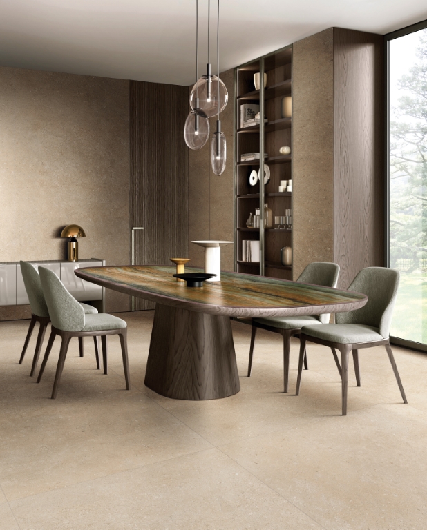 781136 На пол Authentic Luxe Pearl Travertine Matte 6mm 60x120 - фото 23