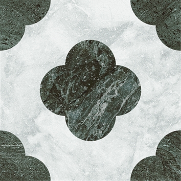 4101196 На пол Dandy Pin White Green 18.6x18.6 - фото 4