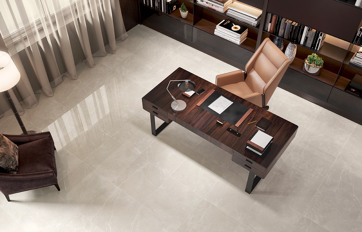 На пол Marble Light Grey Polished - фото 5