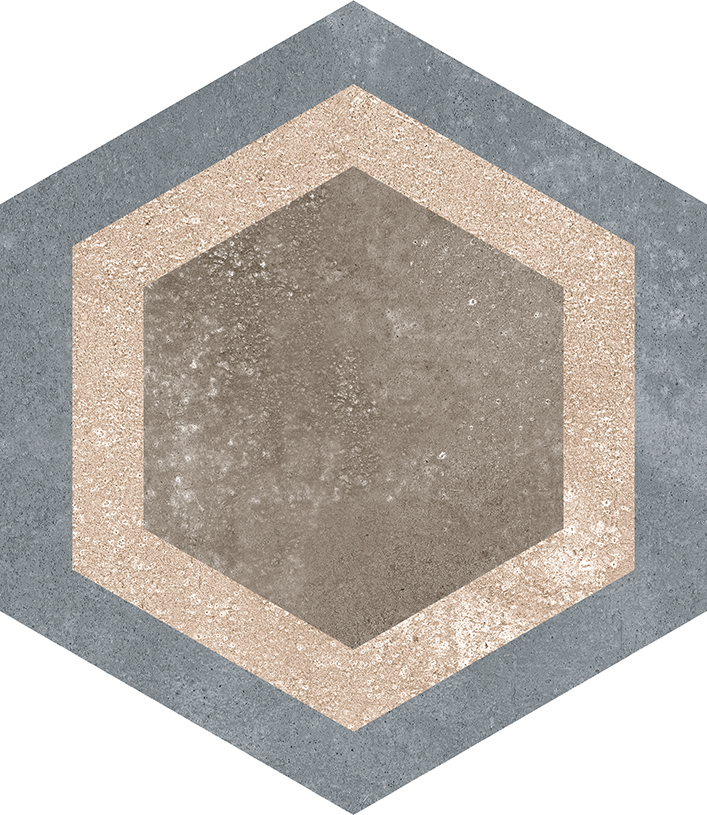 Декор Rift Hexagono Bushmills Multicolor 23x266 - фото 3