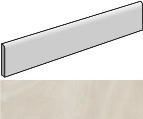 610130005310 Плинтус Continuum Pure Battiscopa 7.2x80