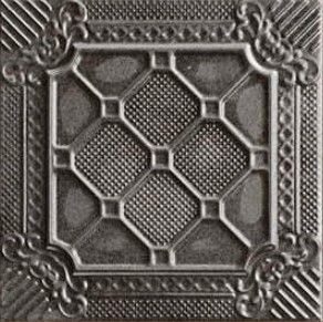 Декор Metal Tiles Relief Silver 20x20 - фото 3
