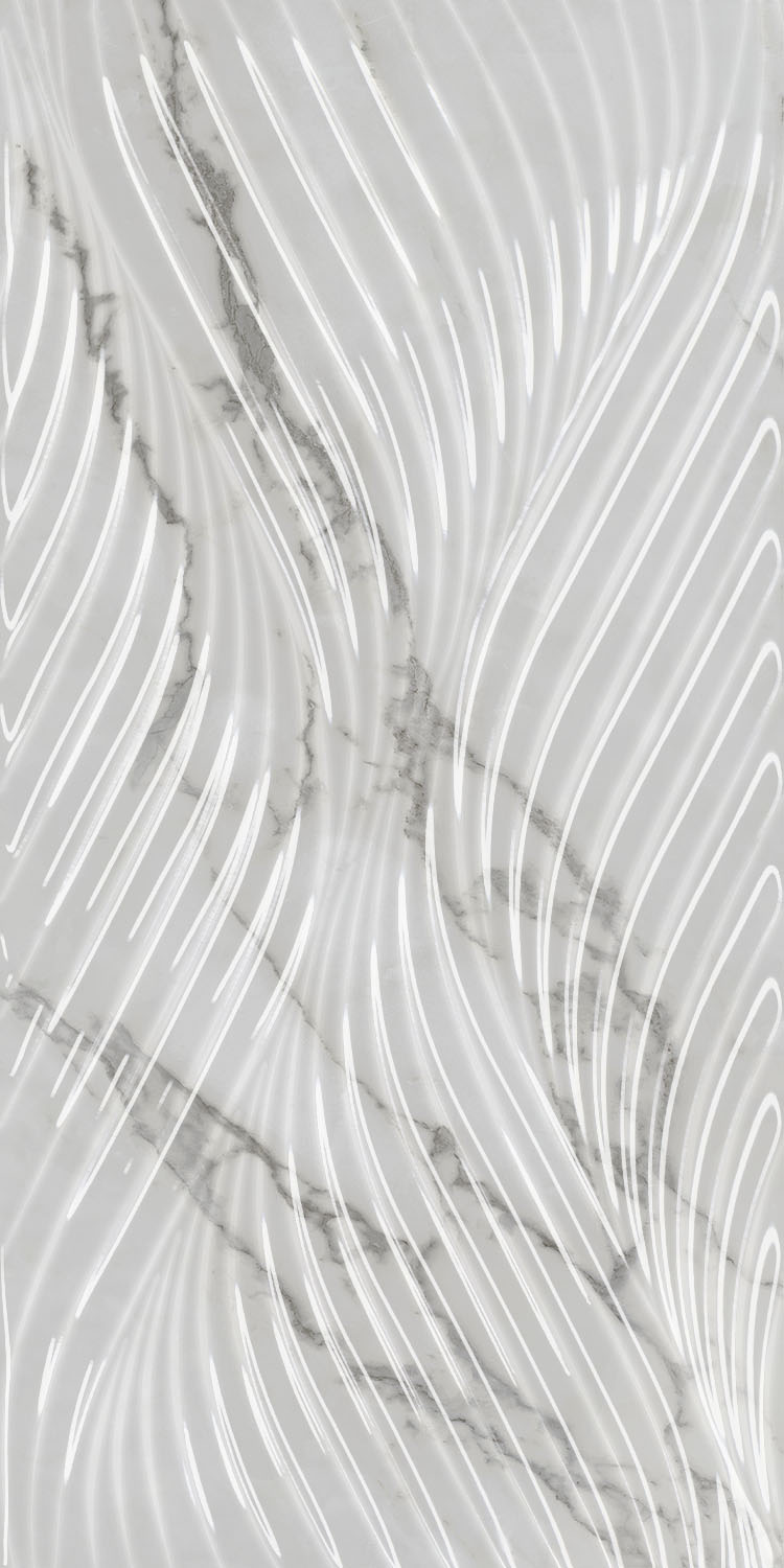 11281R На стену Коррер Белый глянцевый структура обрезной 30x60x1 - фото 4