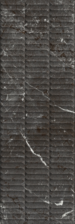 KM3090B0170R На стену Тубкаль Чёрный глянцевый структура обрезной 30x89.5x1.05 - фото 4