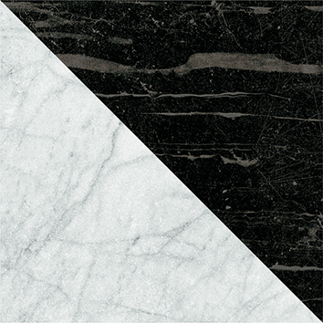 4101199 На пол Dandy Flag Black White 18.6x18.6 - фото 24