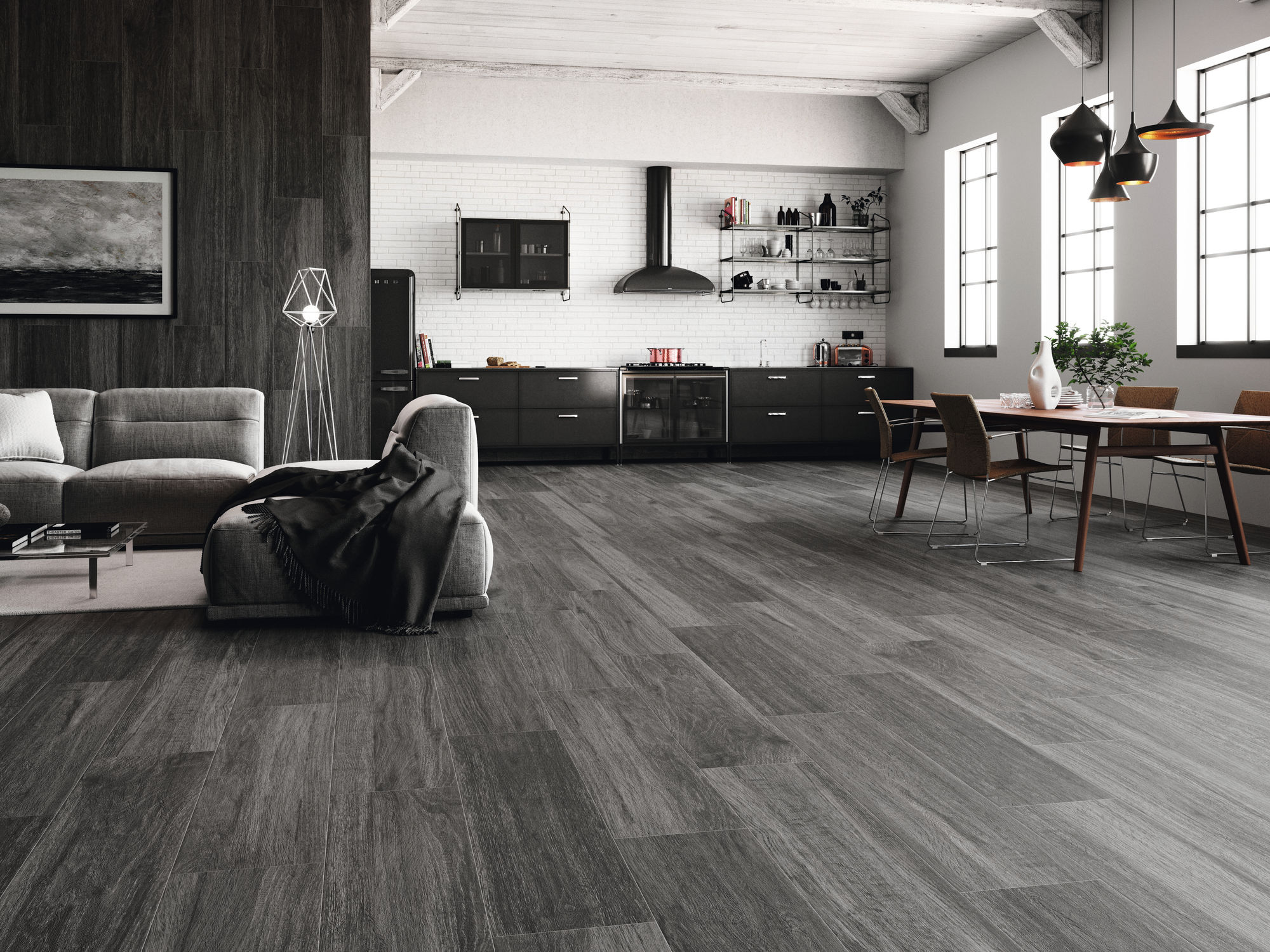 На пол Carpatos Natural Rect R10 20x120 - фото 21