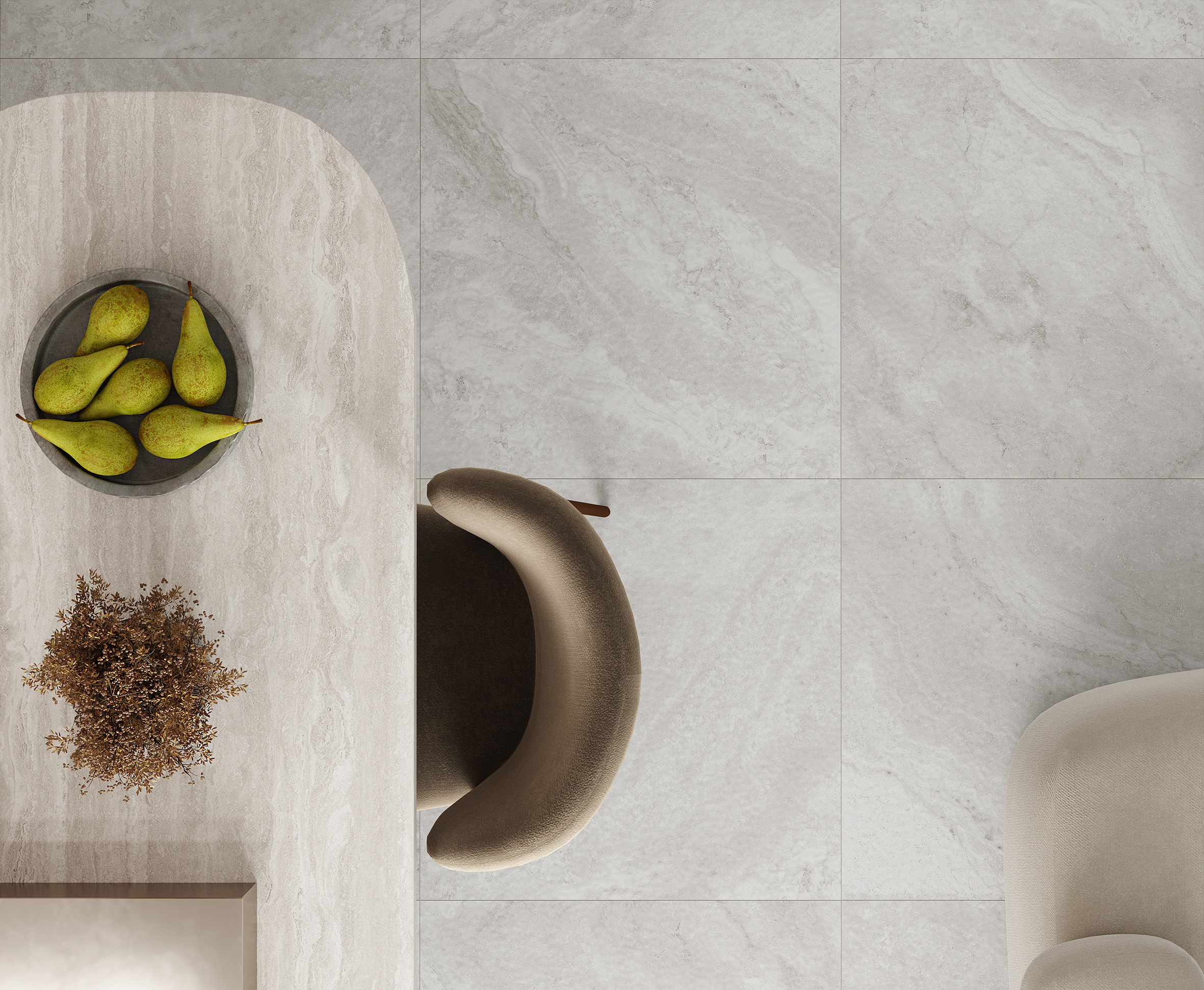 На пол Titan White 60x120 Cтруктурный - фото 10