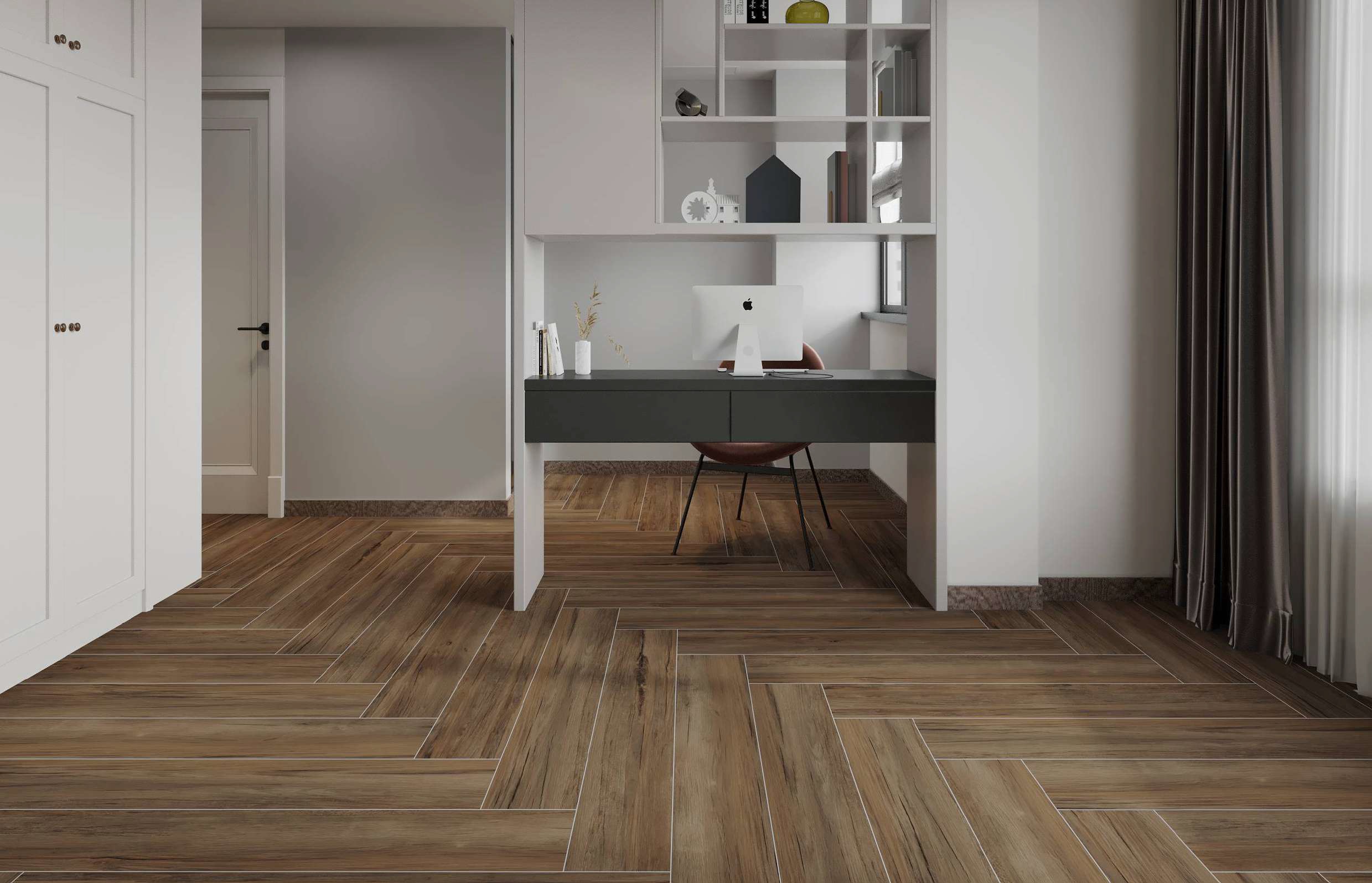 12L-005 На пол Elmi Wood Walnut Matt 20х120 - фото 4