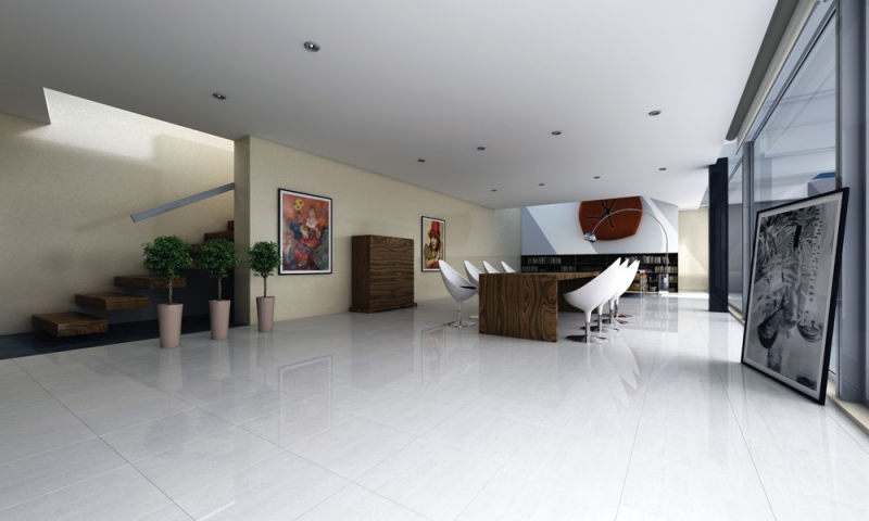 G-410/PR/300x600x10 На пол Travertino Светло-серый 60x30 Полированный - фото 4