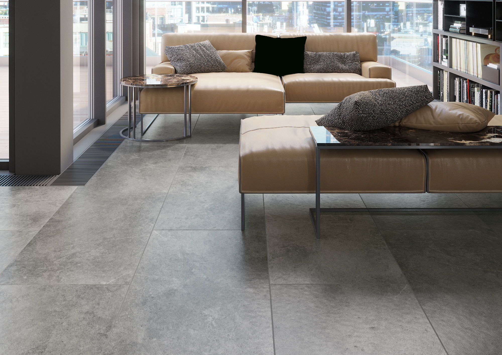 55848 На пол Tacoma Steel Rect 59.7x59.7 - фото 5