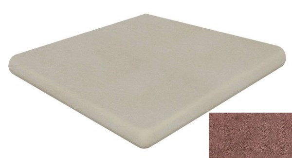 905655 Ступень Capri Угловая Rojo Esquina Redonda 33х33