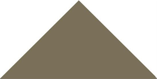 М6713 На пол Цветовая палитра Треугольник зелёный 73х52х52