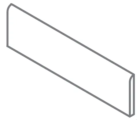 610130006221 Плинтус Cosmos Grey Battiscopa 7.2x60