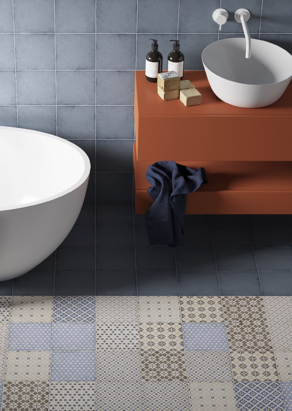 24415 Декор Art Nouveau Inspire Grey 20x20 - фото 12