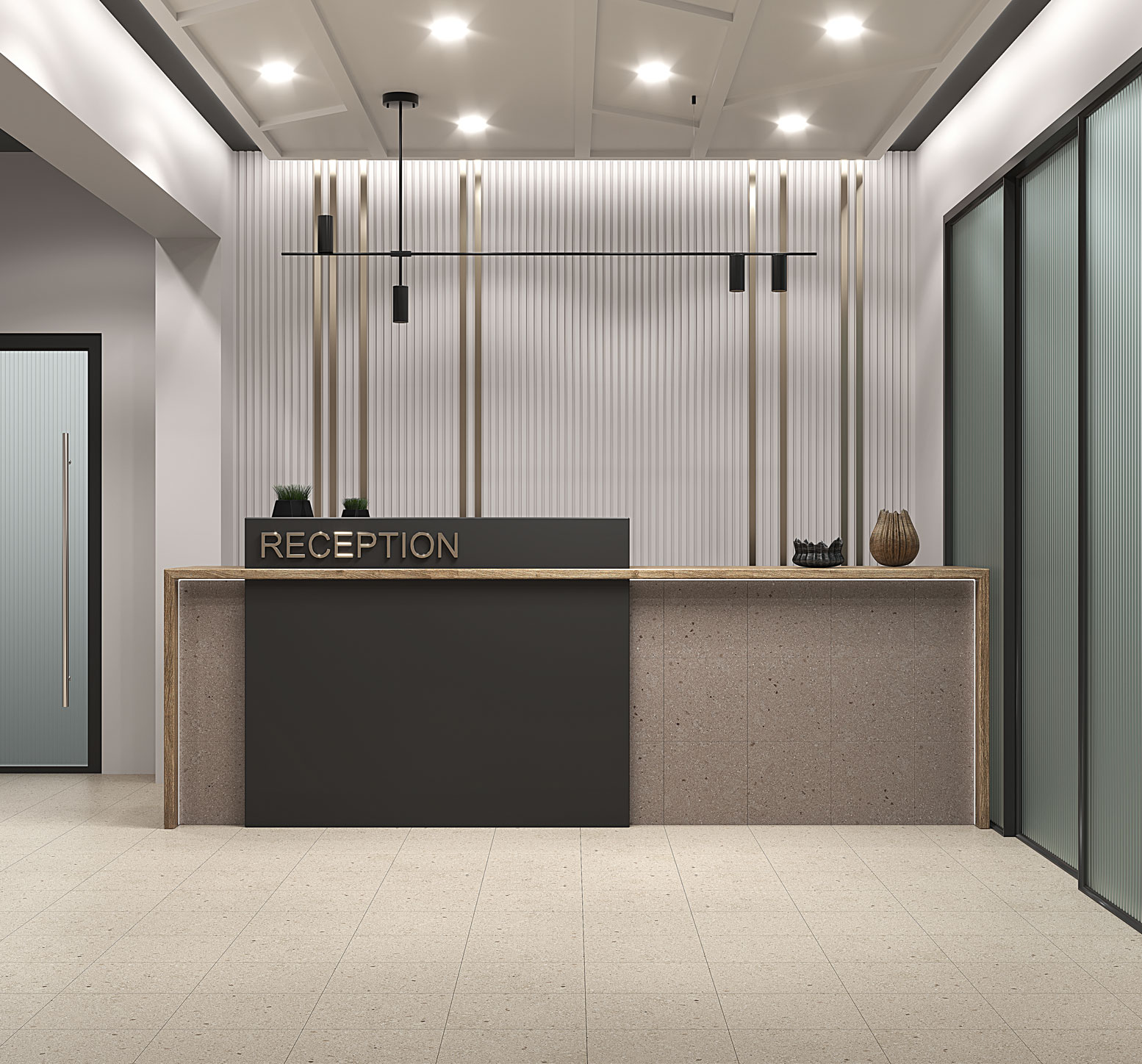 На пол Ривьера Светло-серая 32.7x32.7 - фото 2