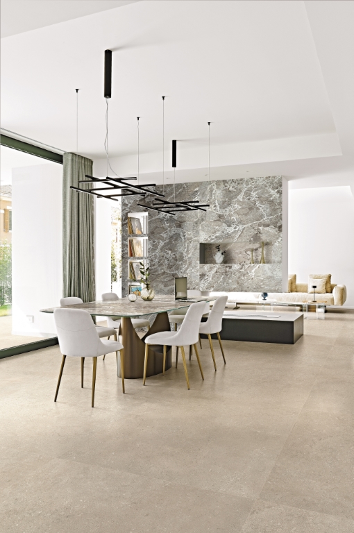 781136 На пол Authentic Luxe Pearl Travertine Matte 6mm 60x120 - фото 11