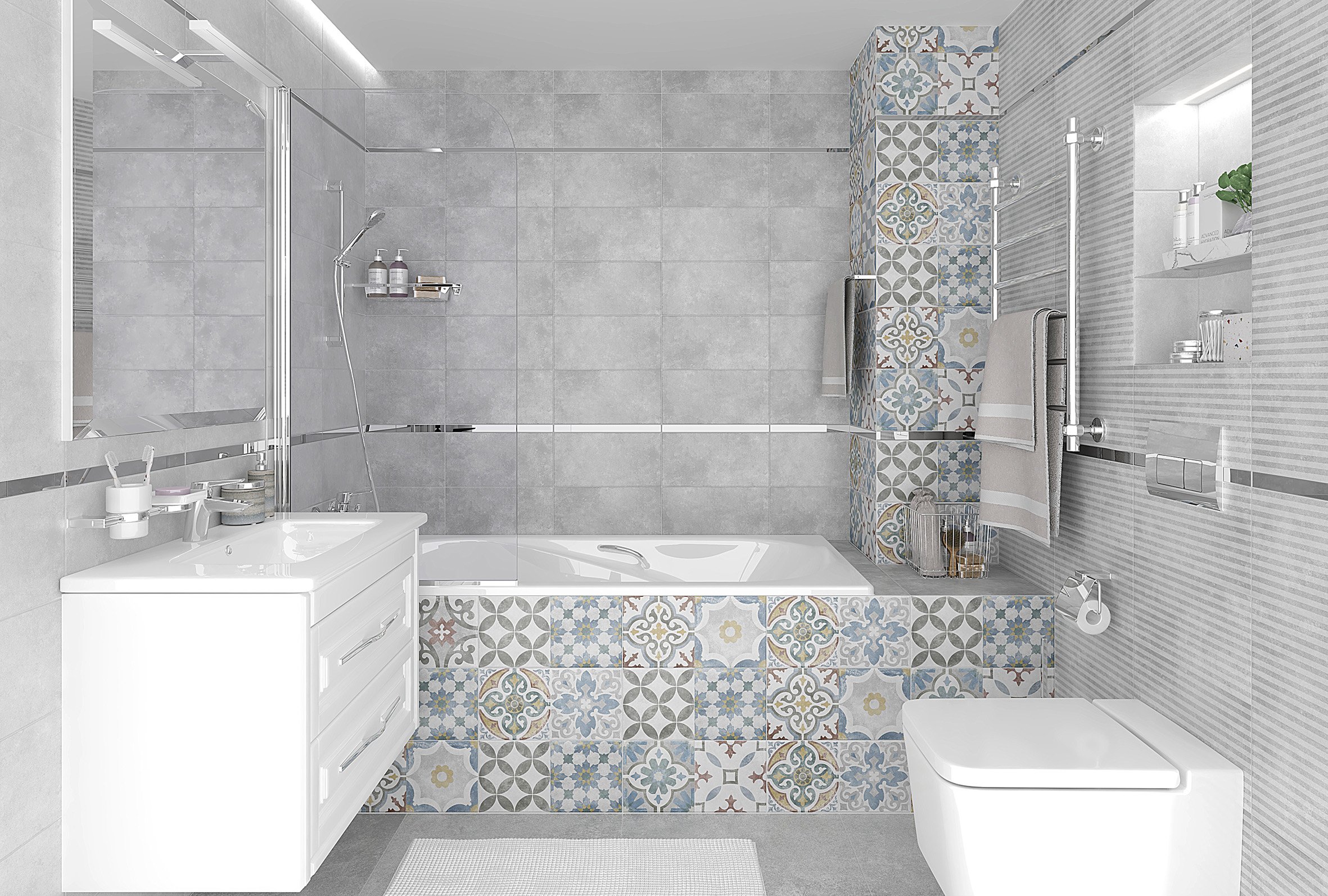 08-00-06-2455 На стену Atlas Серый - фото 6