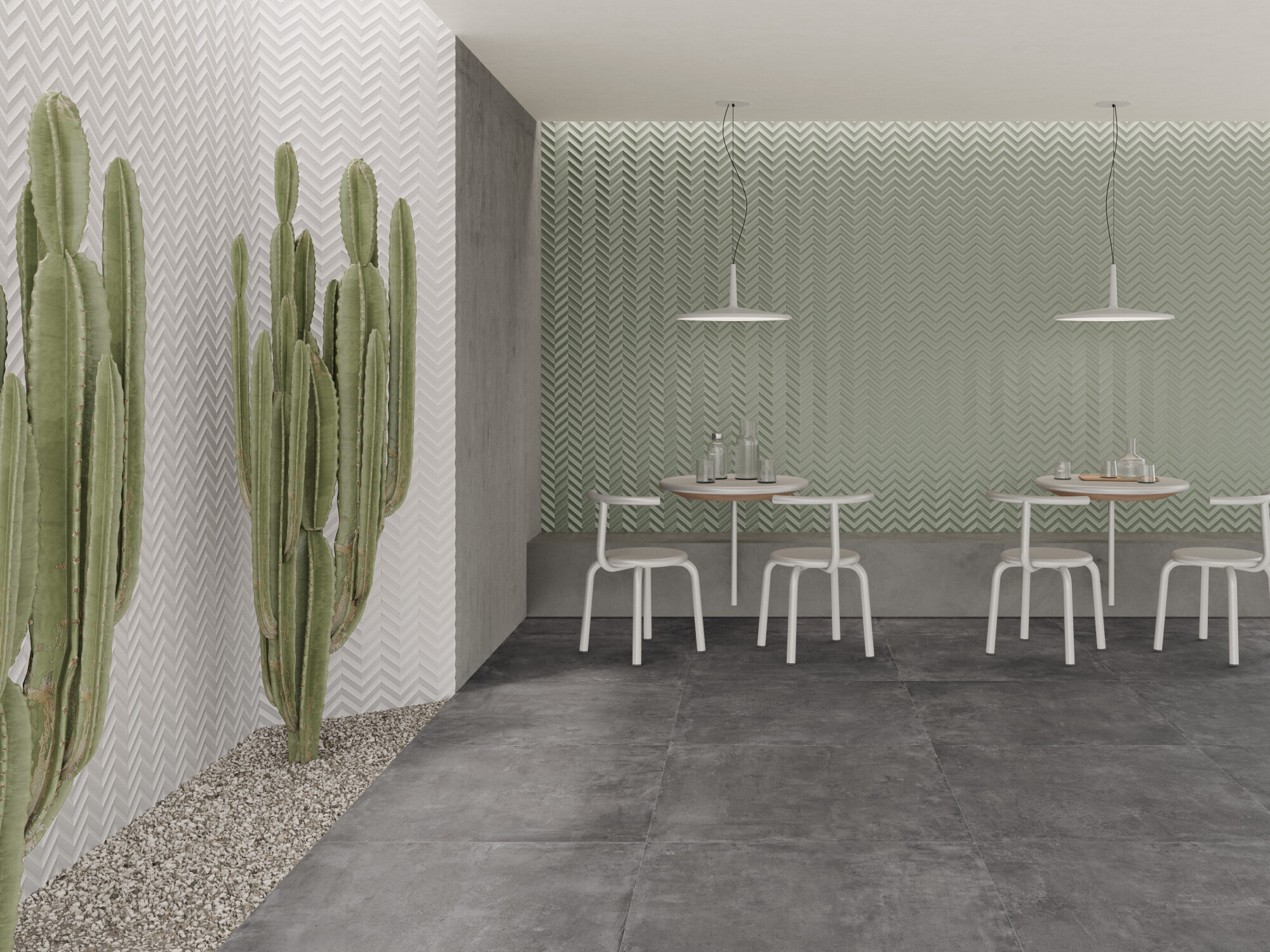 37888 На стену Fold by Estudi{H}ac Green 15x38 - фото 9