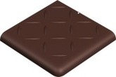 Ступень Метлахская плитка 1002B0RBRU 2BR RELIEF BROWN BRU 10x10