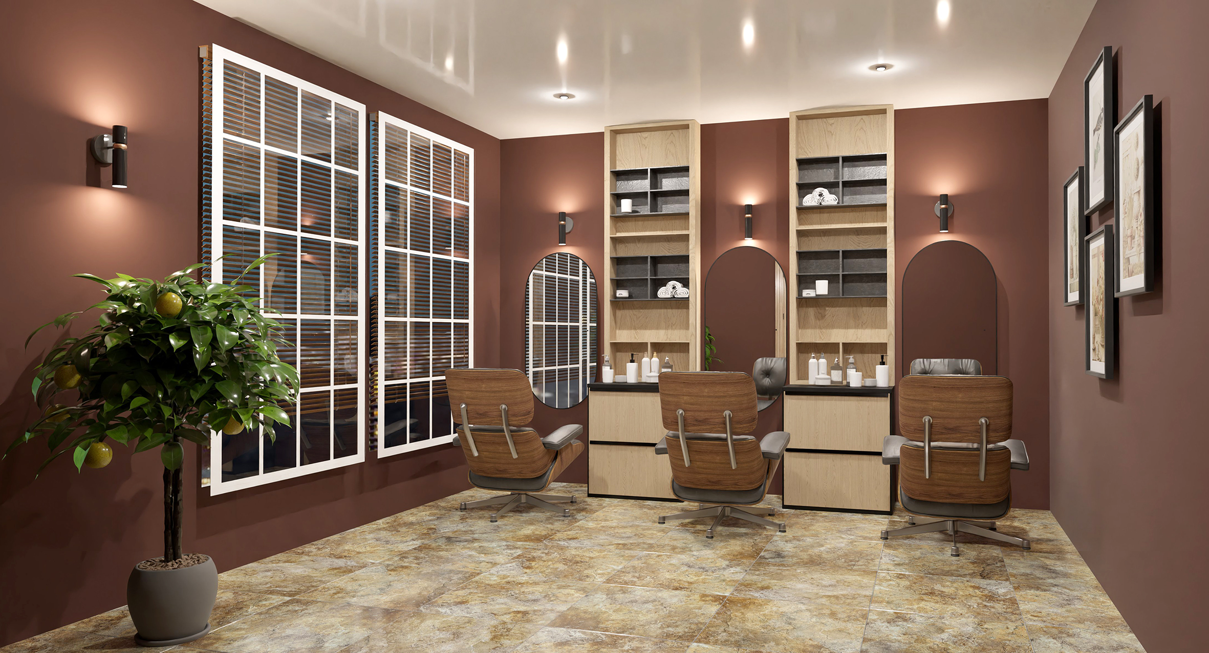 GSR0072 На пол Savage Коричневый светлый граниль 600х600х10 - фото 8