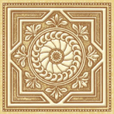 Декоративная вставка Декор (вставки напольные) Византия бежевый 7х7
